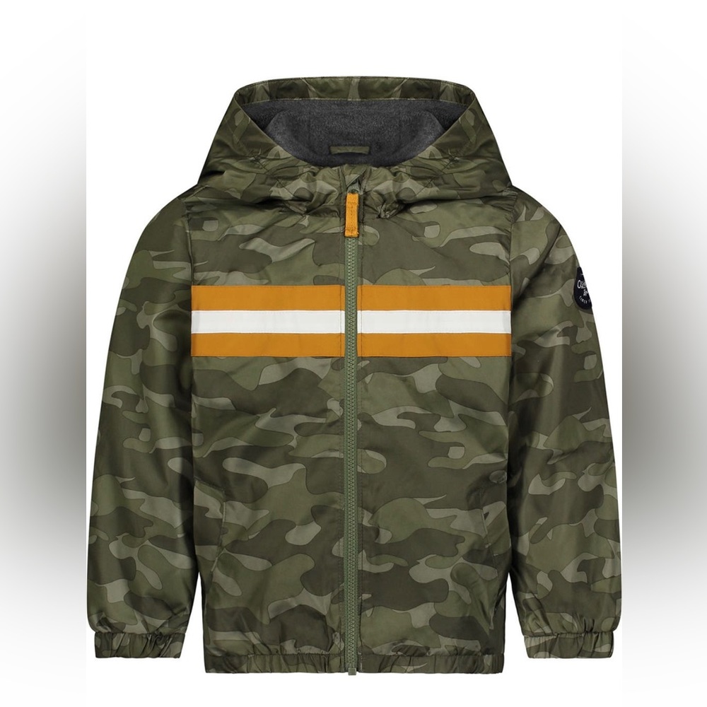 NWOT Oshkosh BGOSH Chest Stripe Midweight Jacket Baby Toddler Size 18M